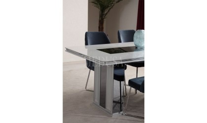 Medusa Home Mobilya - Velario Gri Yemek Odası