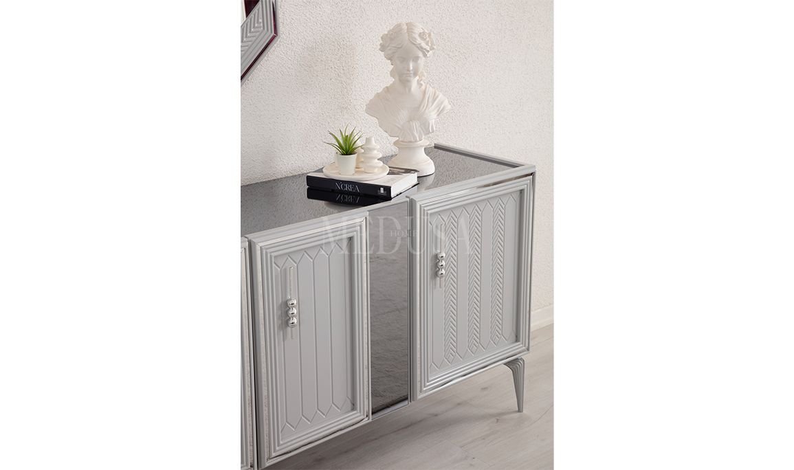 Medusa Home Mobilya - Velario Gri Yemek Odası