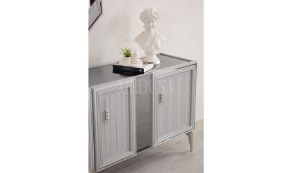 Medusa Home Mobilya - Velario Gri Yemek Odası