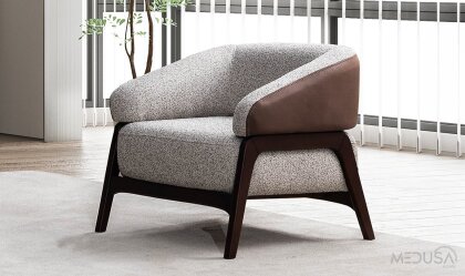 Medusa Home Mobilya - Velicon Kahve Berjer