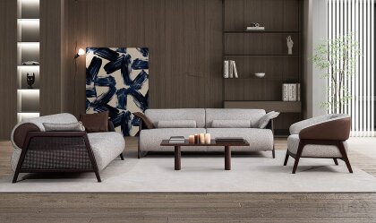 Medusa Home Mobilya - Velicon Kahve Koltuk Takımı