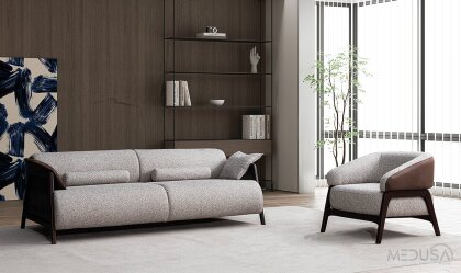 Medusa Home Mobilya - Velicon Kahve Koltuk Takımı