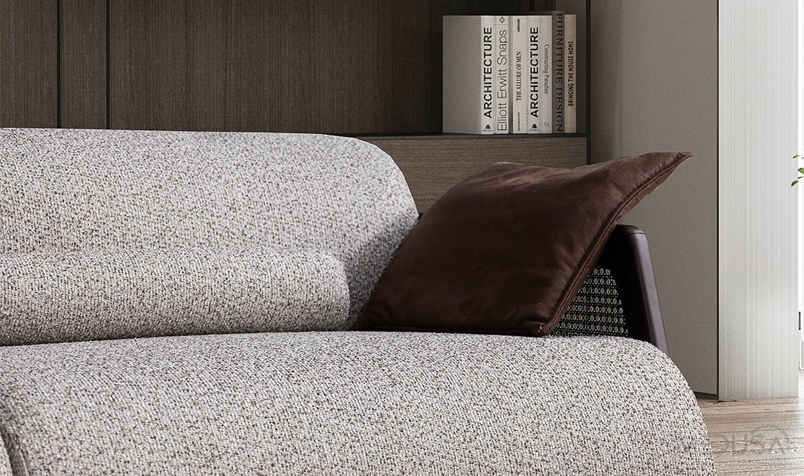 Medusa Home Mobilya - Velicon Kahve Üçlü Koltuk