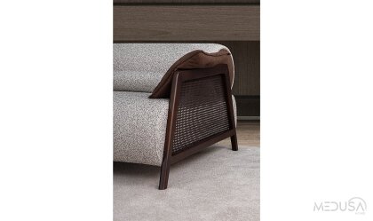 Medusa Home Mobilya - Velicon Kahve Üçlü Koltuk