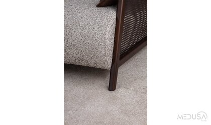 Medusa Home Mobilya - Velicon Kahve Üçlü Koltuk