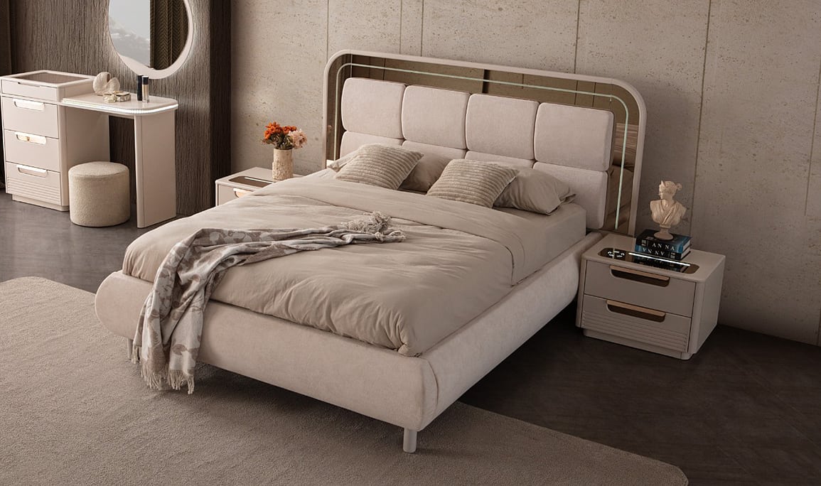 Medusa Home Mobilya - Velvet Karyola
