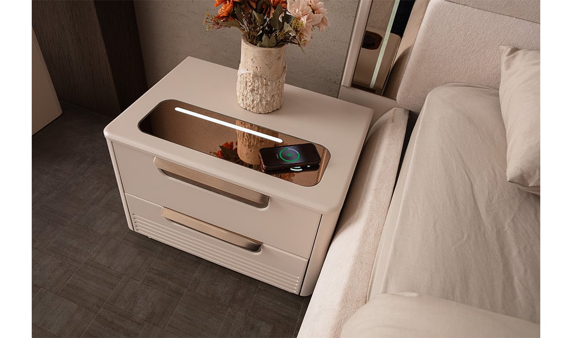 Medusa Home Mobilya - Velvet Komodin