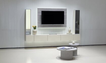 Medusa Home Mobilya - Vena Beyaz-Gri Tv Ünitesi