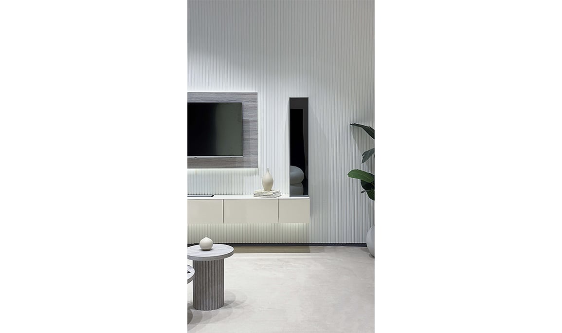 Medusa Home Mobilya - Vena Beyaz-Gri Tv Ünitesi