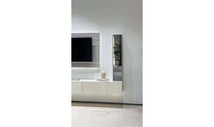 Medusa Home Mobilya - Vena Beyaz-Gri Tv Ünitesi