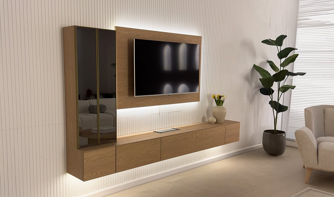 Medusa Home Mobilya - Vena Meşe Tv Ünitesi