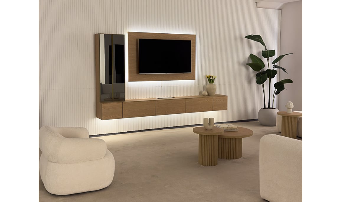 Medusa Home Mobilya - Vena Meşe Tv Ünitesi