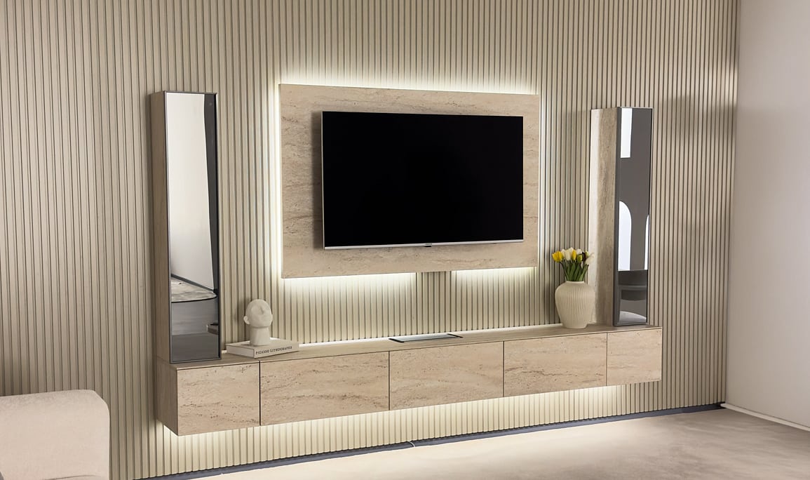 Medusa Home Mobilya - Vena Traverten Tv Ünitesi