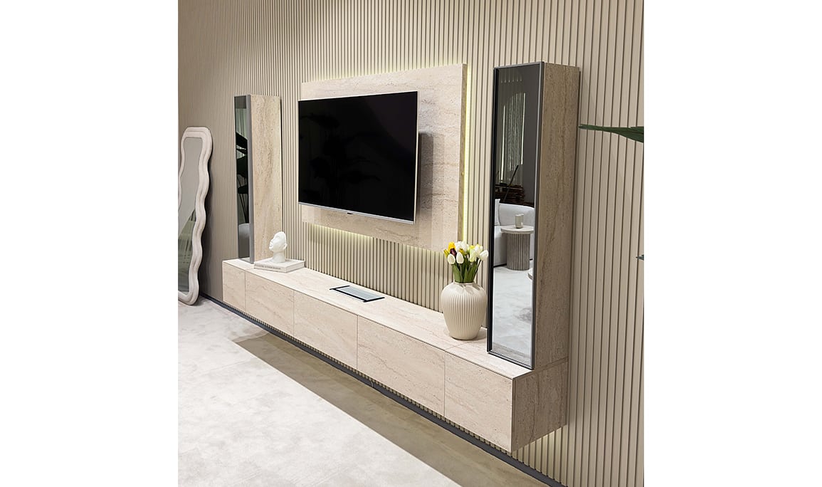 Medusa Home Mobilya - Vena Traverten Tv Ünitesi
