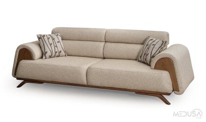 Medusa Home Mobilya - Venedik Üçlü Koltuk