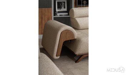 Medusa Home Mobilya - Venedik Üçlü Koltuk