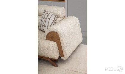 Medusa Home Mobilya - Venedik Üçlü Koltuk