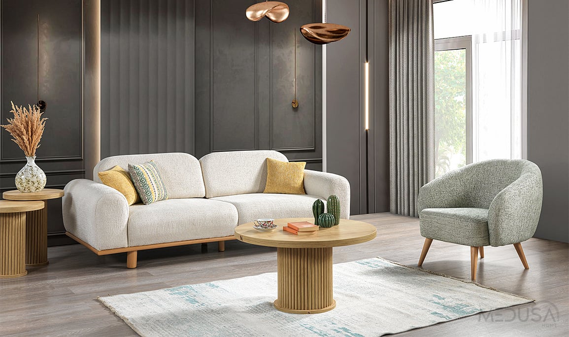 Medusa Home Mobilya - Venezia Bohem Koltuk Takımı