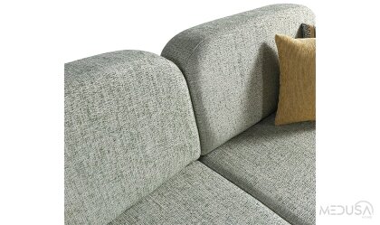 Medusa Home Mobilya - Venezia Bohem Yeşil Üçlü Koltuk