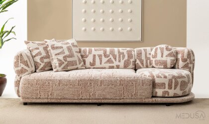 Medusa Home Mobilya - Ventoy Döner Mekanizmalı Üçlü Koltuk