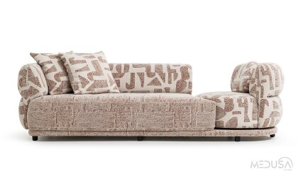 Medusa Home Mobilya - Ventoy Döner Mekanizmalı Üçlü Koltuk