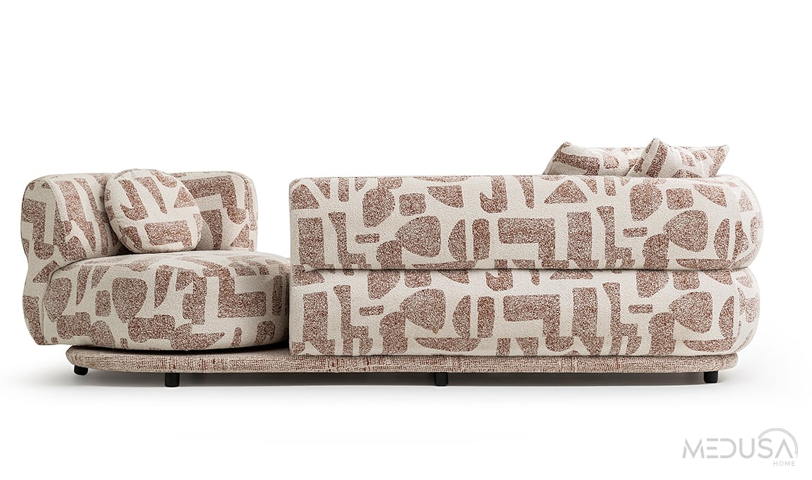 Medusa Home Mobilya - Ventoy Döner Mekanizmalı Üçlü Koltuk