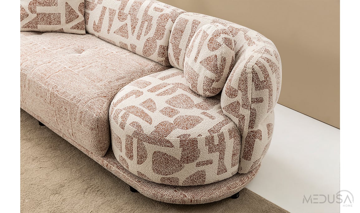 Medusa Home Mobilya - Ventoy Döner Mekanizmalı Üçlü Koltuk