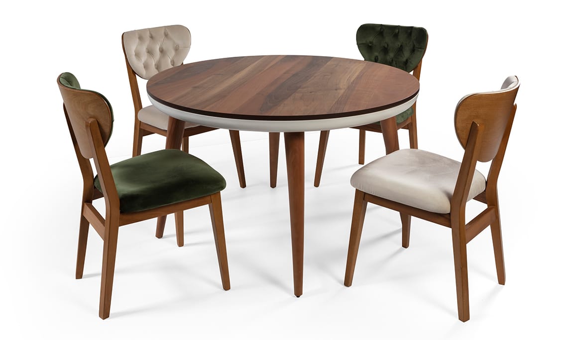 Medusa Home Mobilya - Vera Yuvarlak Mutfak Masası