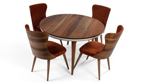 Medusa Home Mobilya - Vera Yuvarlak Mutfak Masası