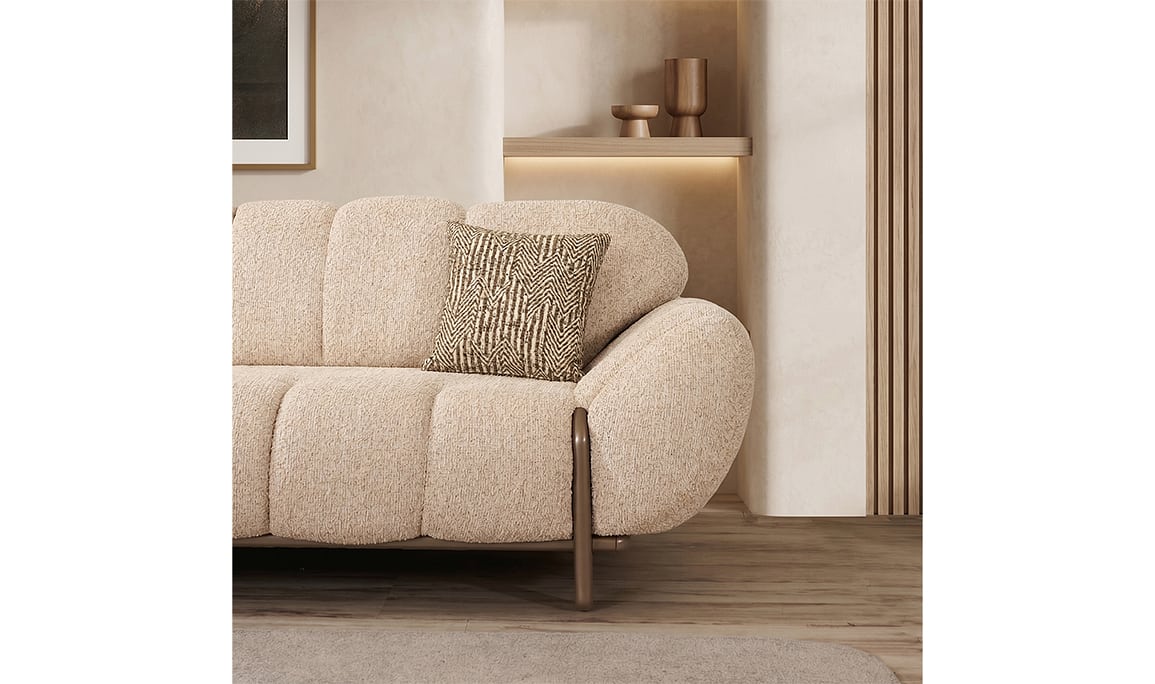 Medusa Home Mobilya - Versace Üçlü Koltuk