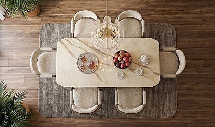 Medusa Home Mobilya - Versace Yemek Masası
