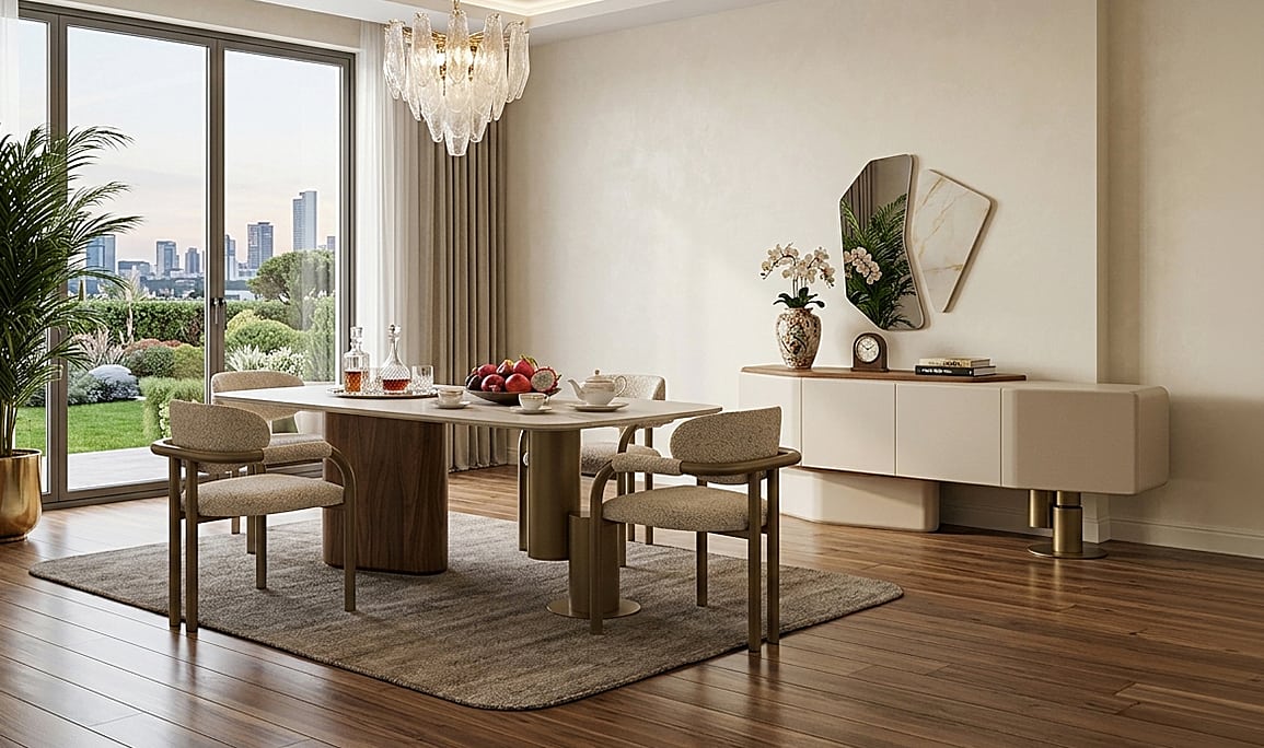 Medusa Home Mobilya - Versace Yemek Odası