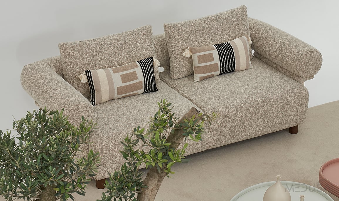 Medusa Home Mobilya - Vesper Üçlü Koltuk