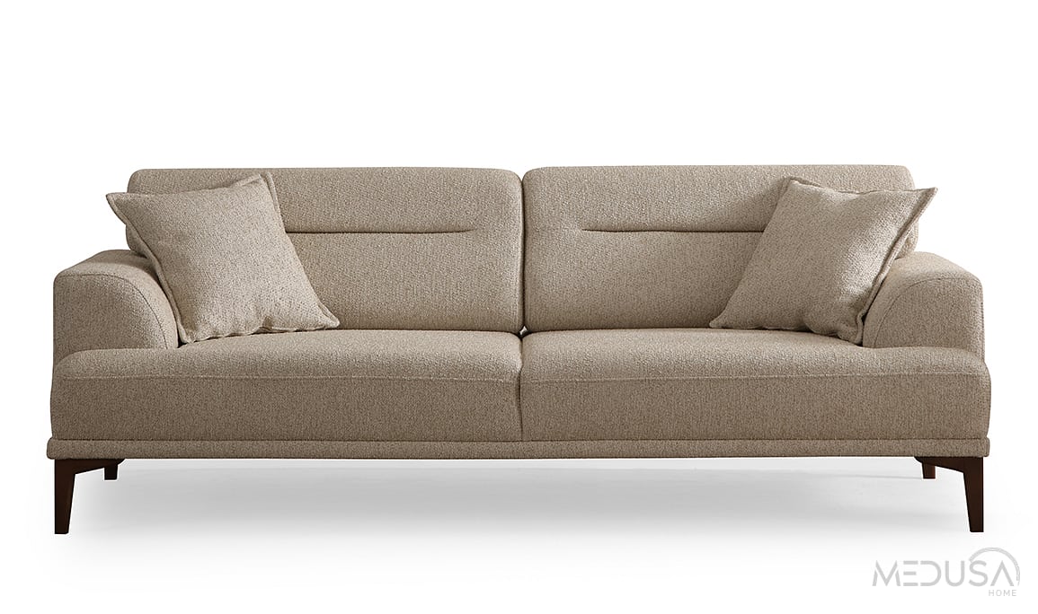 Medusa Home Mobilya - Vetra Vizon Üçlü Koltuk