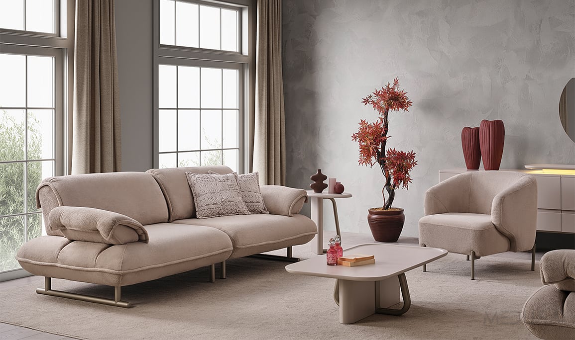 Medusa Home Mobilya - Veyla Üçlü Koltuk