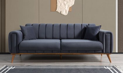 Medusa Home - Viela Antrasit Üçlü Koltuk Medusa Home - Viela Antrasit Üçlü Koltuk