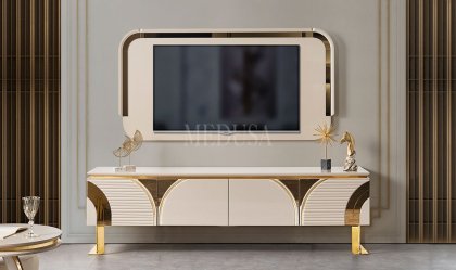 Medusa Home - Vincent Cappucino Panolu Tv Ünitesi Medusa Home - Vincent Cappucino Panolu Tv Ünitesi