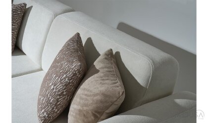 Medusa Home Mobilya - Violet Beyaz Üçlü Koltuk