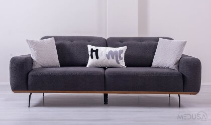 Medusa Home - Vira Antrasit Üçlü Koltuk Medusa Home - Vira Antrasit Üçlü Koltuk