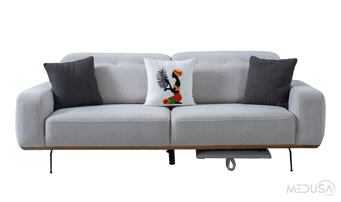 Medusa Home Mobilya - Vira Dinlenmeli Üçlü Koltuk