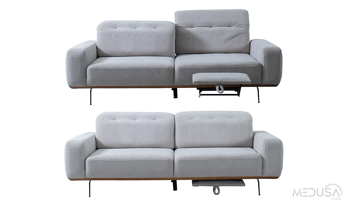 Medusa Home Mobilya - Vira Dinlenmeli Üçlü Koltuk