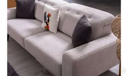 Medusa Home Mobilya - Vira Dinlenmeli Üçlü Koltuk