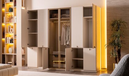 Medusa Home Mobilya - Viral 6 Kapılı Gardırop