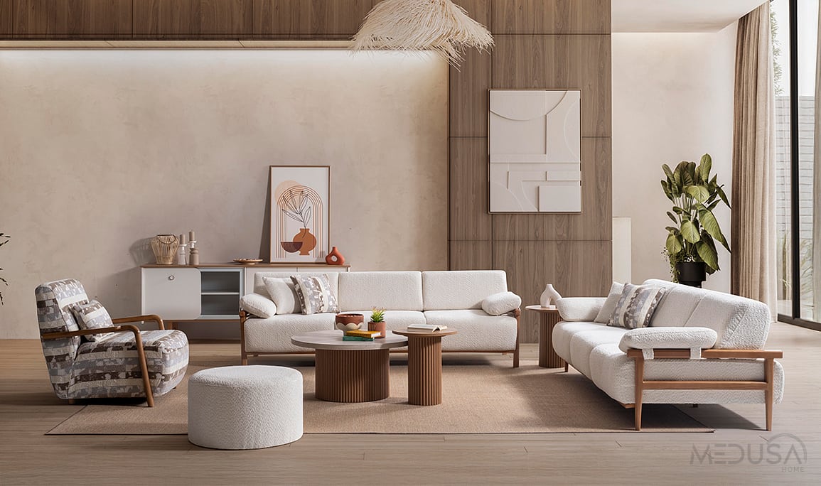 Medusa Home Mobilya - Virjin Bohem Koltuk Takımı