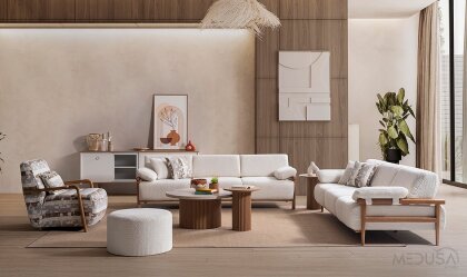 Medusa Home Mobilya - Virjin Bohem Koltuk Takımı