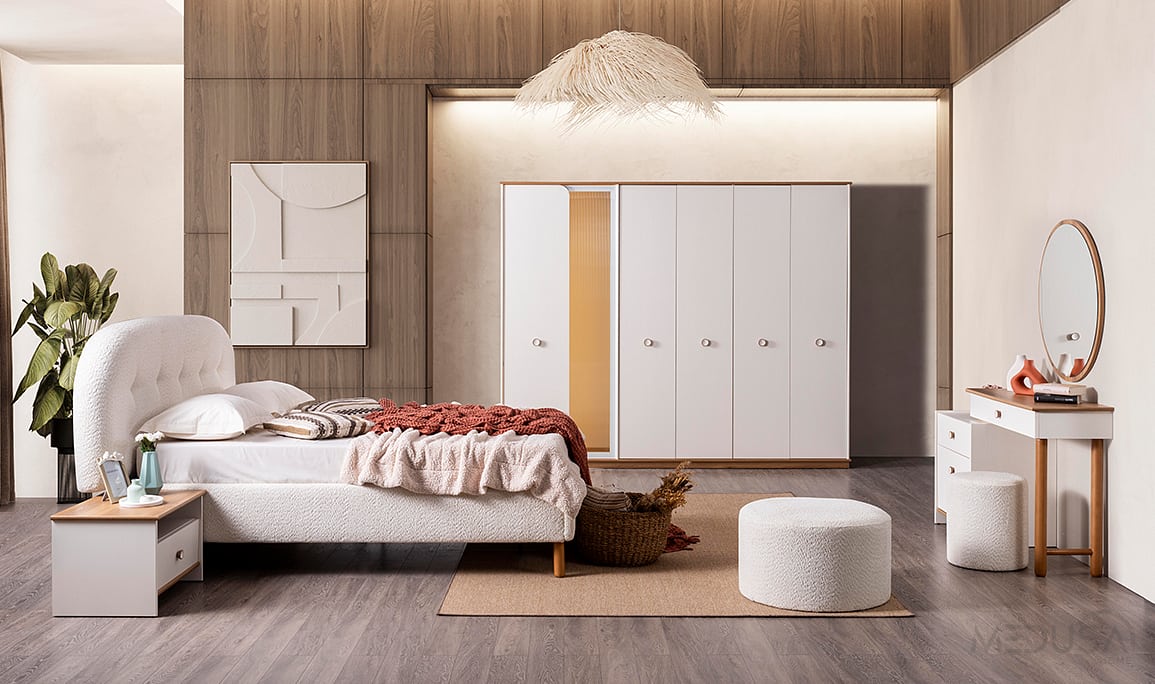 Medusa Home Mobilya - Virjin Bohem Yatak Odası