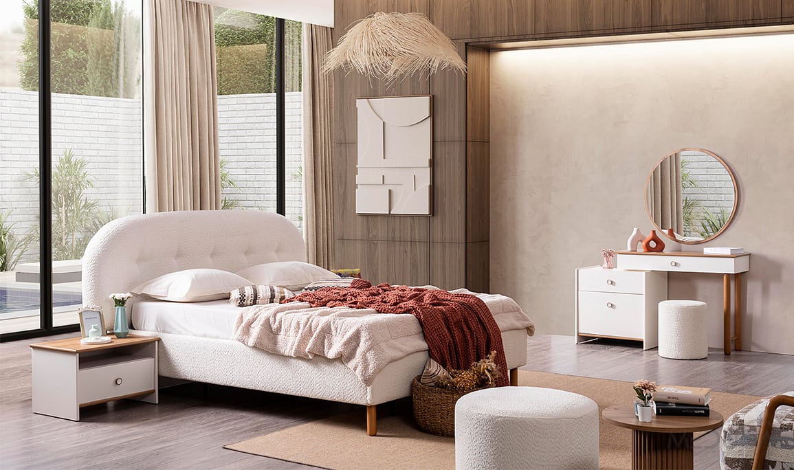 Medusa Home Mobilya - Virjin Bohem Yatak Odası