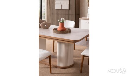 Medusa Home Mobilya - Virjin Bohem Yemek Odası