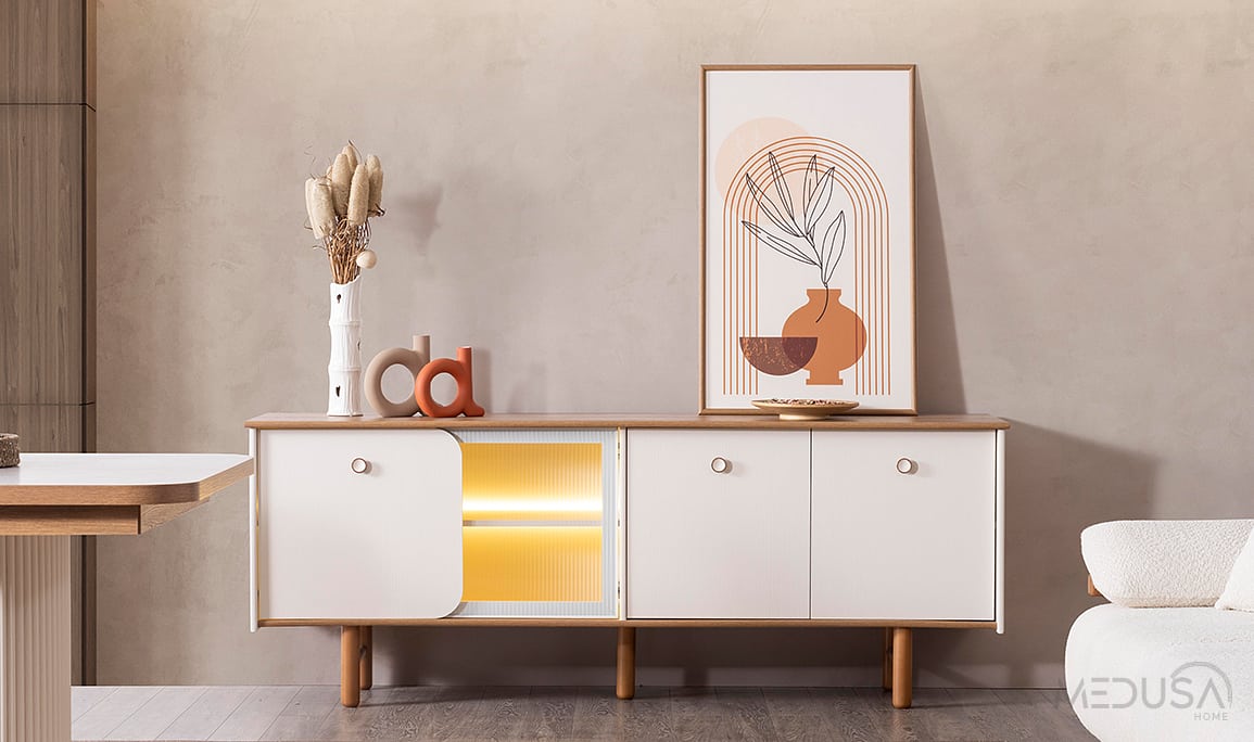 Medusa Home Mobilya - Virjin Bohem Yemek Odası