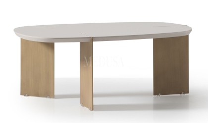 Medusa Home Mobilya - Vista Metal Ayaklı Orta Sehpa